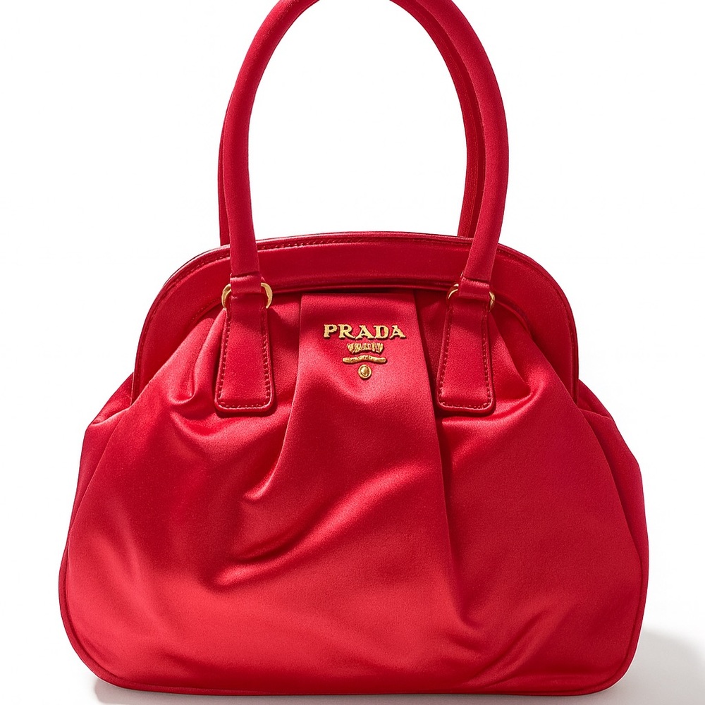 Prada Authentic Pink Mini Kisslock Bag